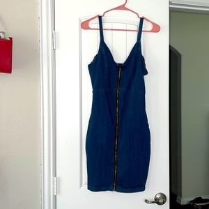 Denim blue jean dress